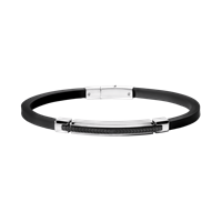 Thiene - Corso Garibaldi , 137 - Bracciale Comete Uomo Faces in Acciaio UBR458 - UBR458